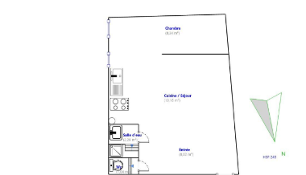 Appartement 2 pièces  à louer Marseille 2eme 13002