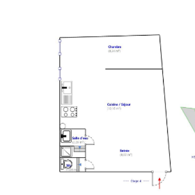 Appartement 2 pièces 595 €