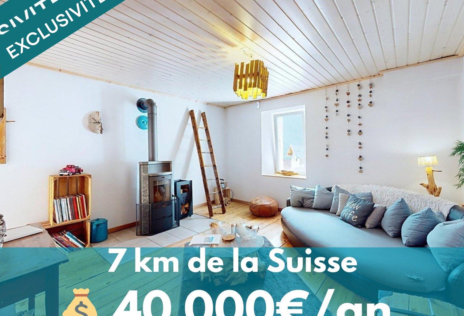 40 000€/an à 7 km de la Suisse ! — photo 1