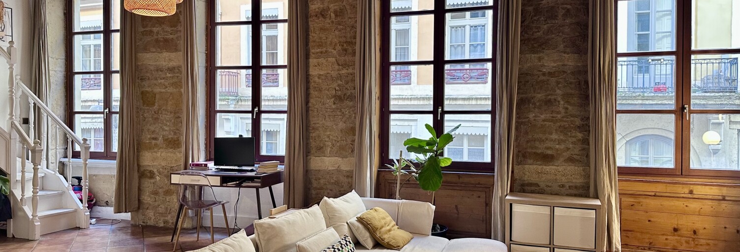 Appartement 3 Pièces 106 m² à vendre à Lyon 1 (69001)