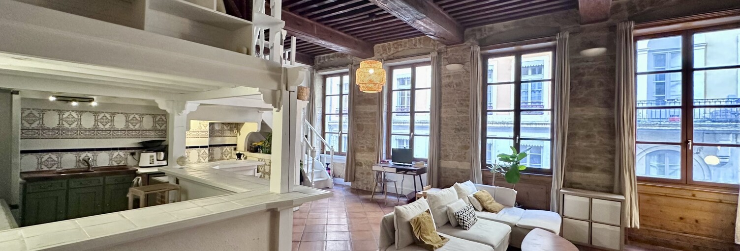 Appartement 3 Pièces 80 m² à vendre à Lyon 1 (69001)