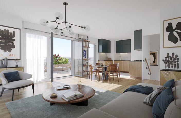 Vente programme neuf T2, T3, T4, T5 45 à 90 m² Villeneuve-la-Garenne (92390) — photo 5