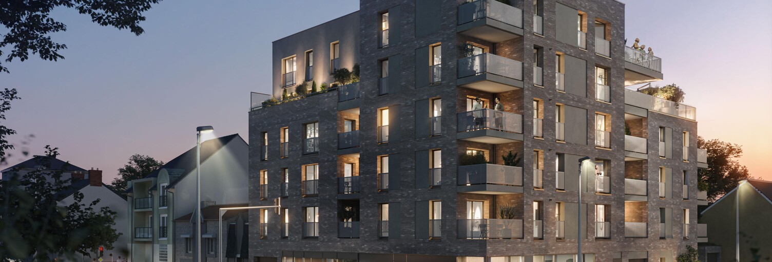 Appartement neuf T2, T3, T4, T5 Pièce 44 à 110 m² à vendre à Saint-Jacques-de-la-Lande (35136)