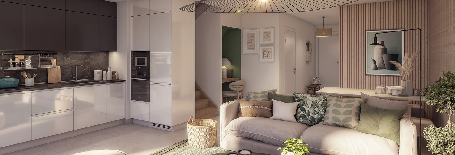 Appartement neuf T2, T3, T4, T5 Pièce 44 à 109 m² à vendre à Saint-Jacques-de-la-Lande (35136)
