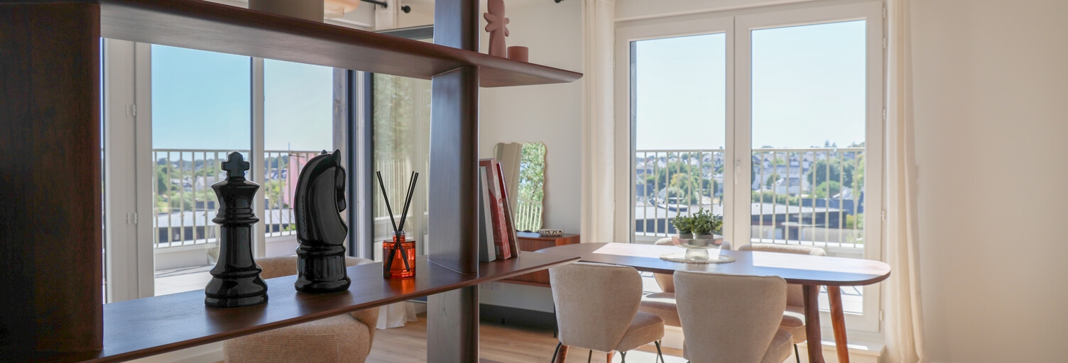 Appartement neuf T3, T4 Pièce 63 à 76 m² à vendre à Le Hézo (56450)