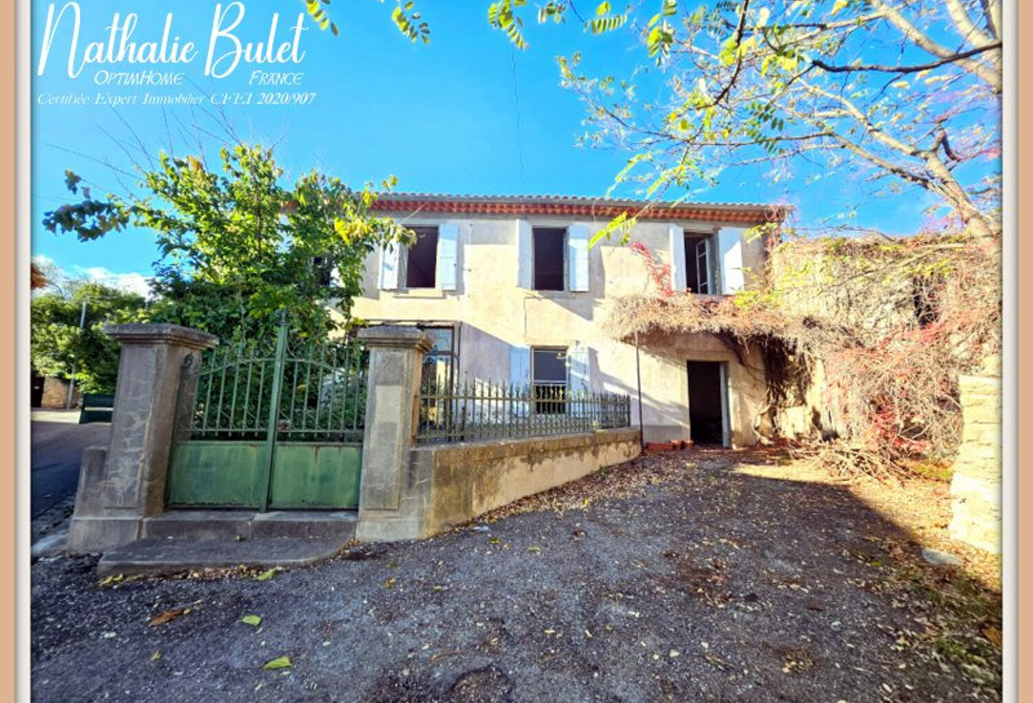 À vendre – Maison ancienne en pierre à Saint-Jean-de-Minervois — photo 1