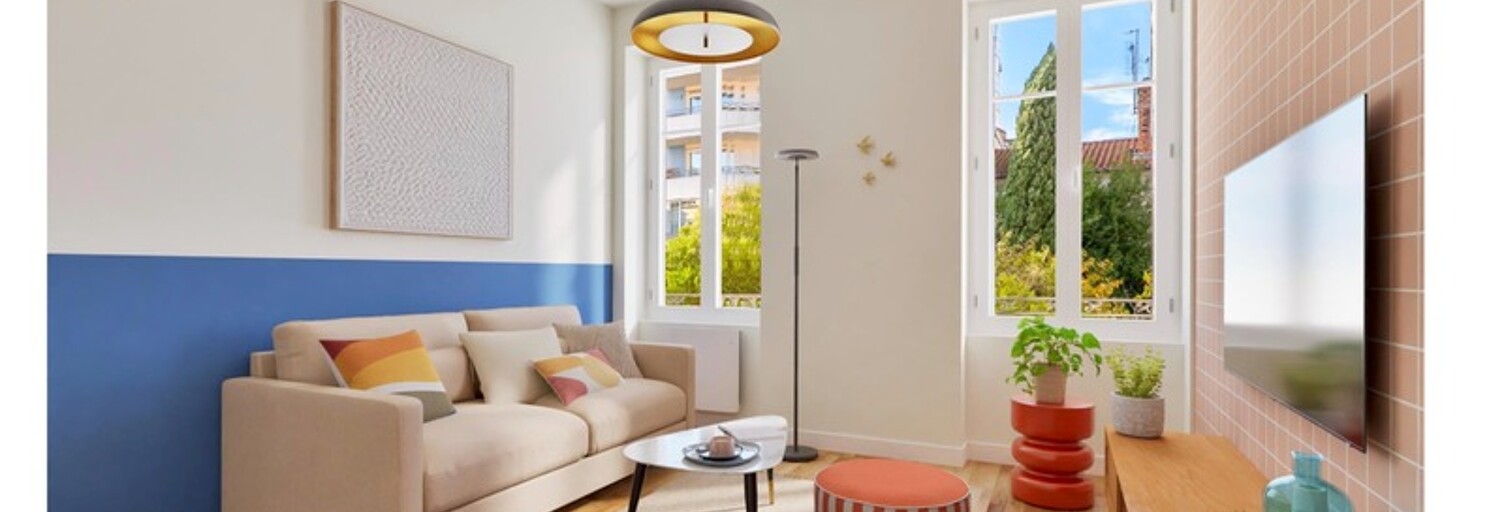 Appartement 2 Pièces 33 m² à vendre à Villeurbanne (69100)