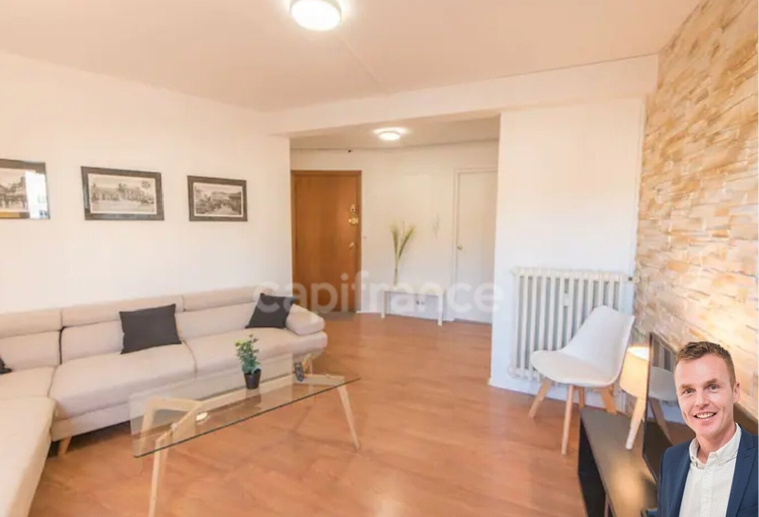 QUIMPER (29) – Appartement T4 meublé de 73 m² habitable avec loggia - Cave — photo 1