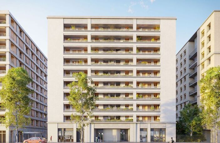 Au coeur du quartier Confluence à Lyon, sur un îlot de verdure — photo 4