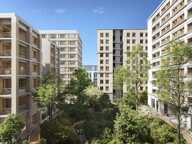 Au coeur du quartier Confluence à Lyon, sur un îlot de verdure — photo 3