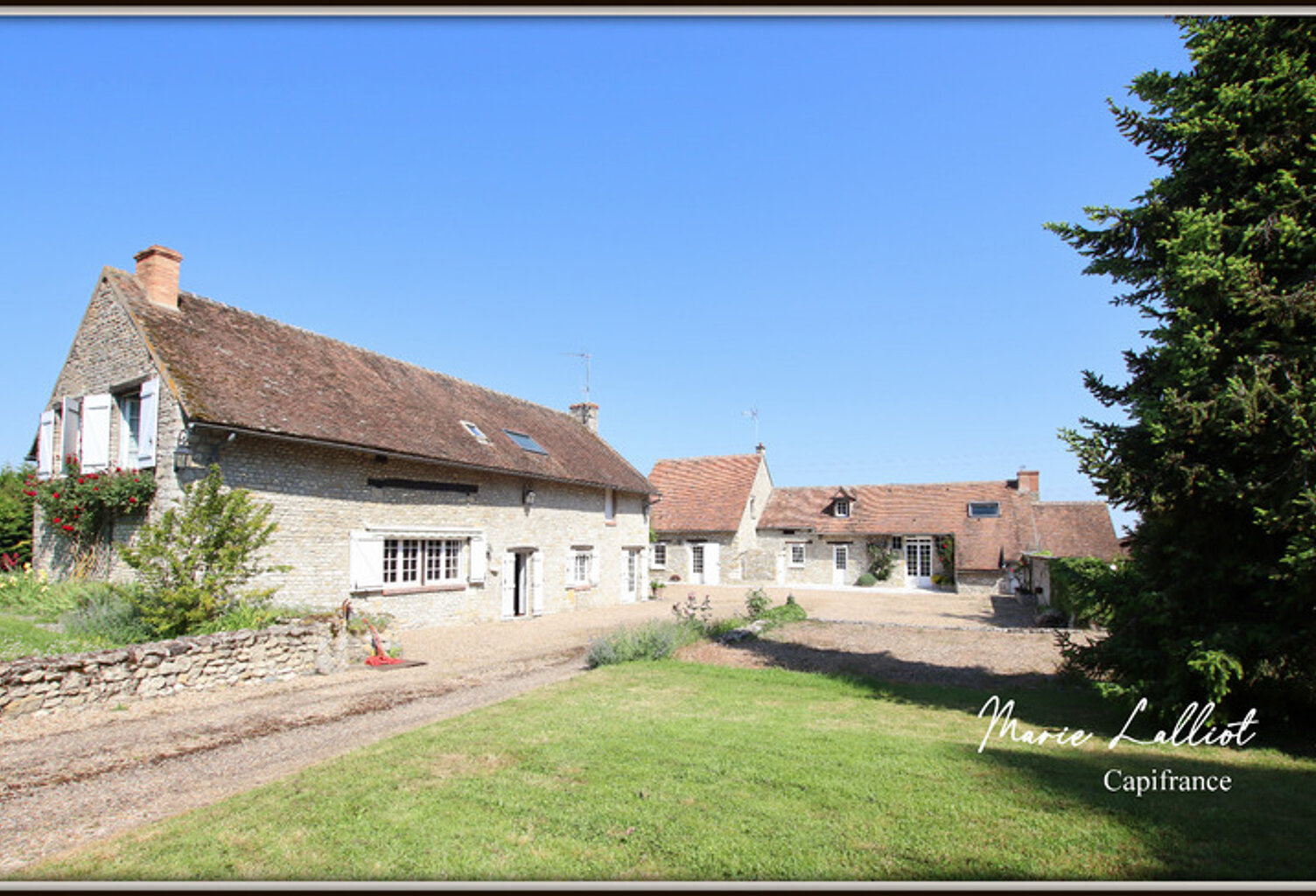 Propriété 2 maisons, Loiret, 322m², 8 chambres, jardin clos, Pierres — photo 1