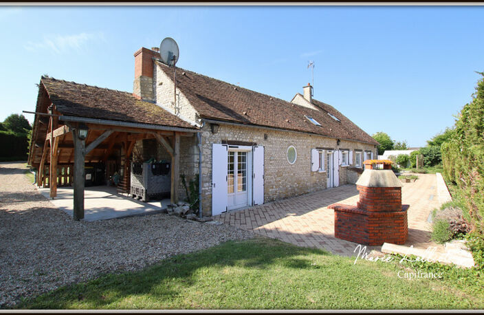 Propriété 2 maisons, Loiret, 322m², 8 chambres, jardin clos, Pierres — photo 3