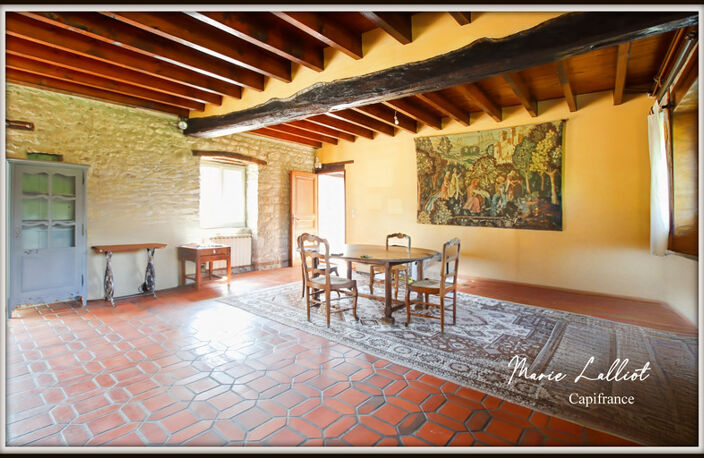 Propriété 2 maisons, Loiret, 322m², 8 chambres, jardin clos, Pierres — photo 5