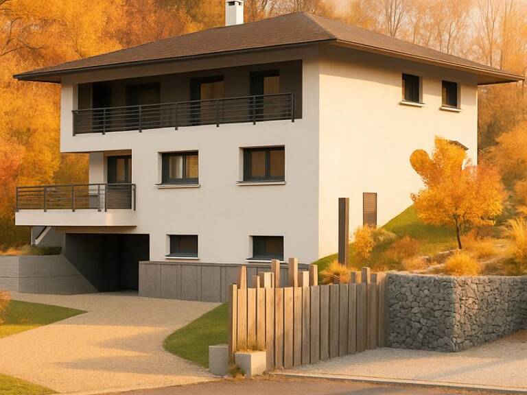 Saint-Martin-Bellevue – Projet de maison d’architecte, prêt à démarrer — photo 1