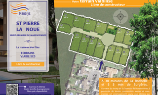 Terrain  400 m² à vendre à Rochefort (17300)