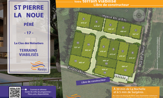 Terrain  350 m² à vendre à Surgères (17700)