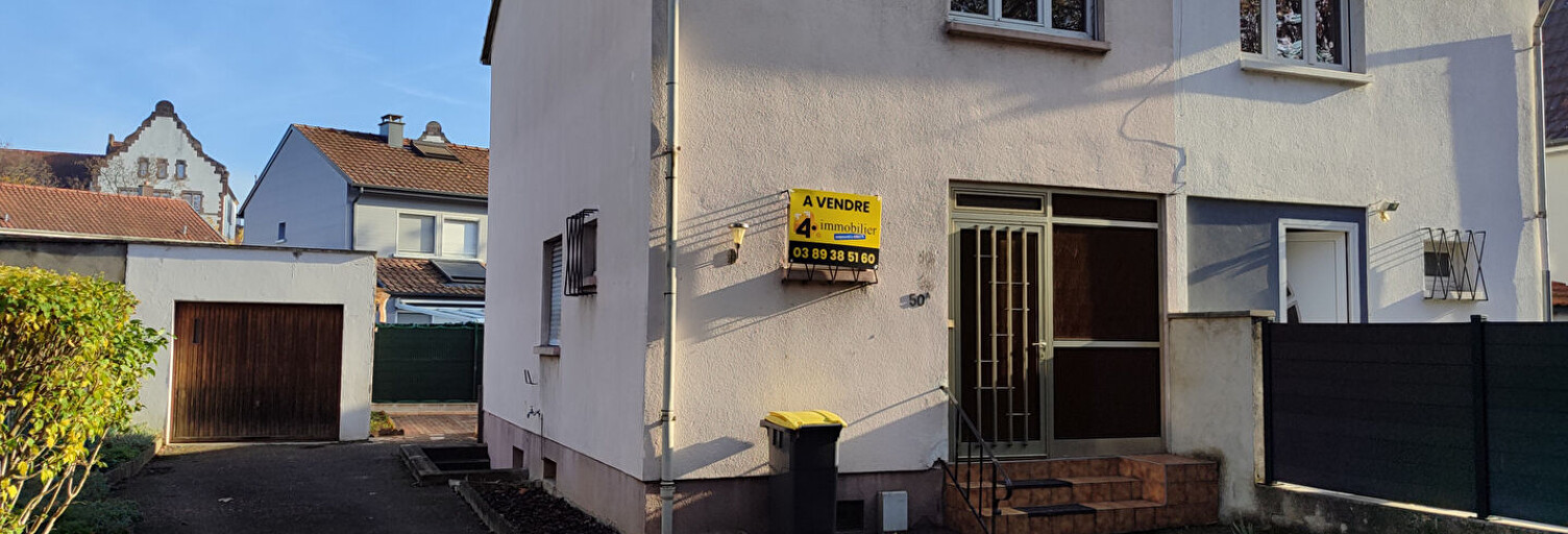 Maison 4 Pièces 67 m² à vendre à Mulhouse (68100)