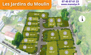 Terrain  480 m² à vendre à Bouhet (17540)