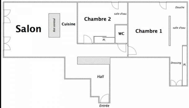 Appartement 3 pièces  à vendre Marseille 6eme 13006