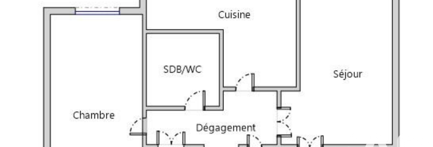 Appartement 2 Pièces 49 m² à vendre à Villeurbanne (69100)