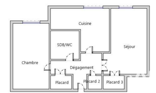 Appartement 2 Pièces 48 m² à vendre à Villeurbanne (69100)