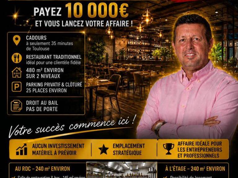 Vente Restaurant 480 m&sup2; — photo 1