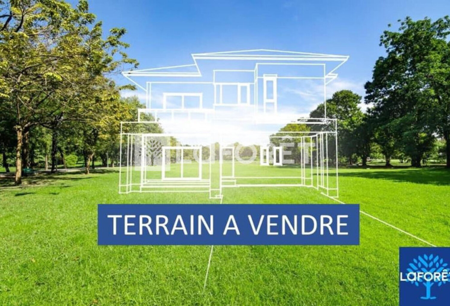 LAUNAGUET- Beau terrain de 1113m² constructible — photo 1