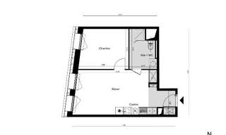 Appartement 2 Pièces 41 m² à vendre à Toulouse (31000)