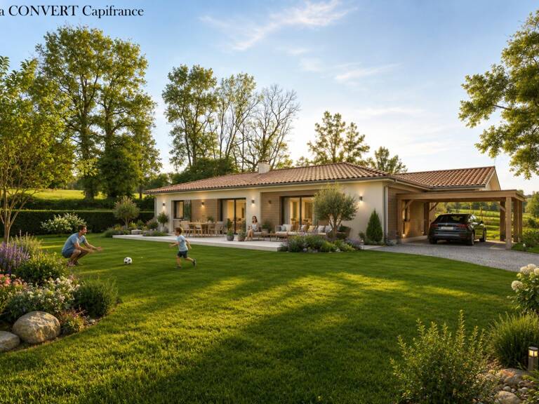 Terrain à vendre 1208m² HORS LOTISSEMENT SAINT JULIEN SUR REYSSOUZE (01) — photo 1