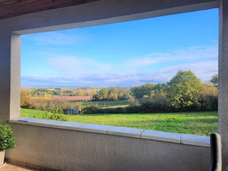 Maison sur sous-sol - avec vue - Terrain - à vendre 5 pièces proche de CASTILLONNES (47) — photo 1