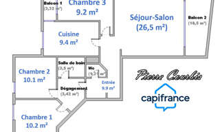 Appartement 4 Pièces 83 m² à vendre à Bron (69500)