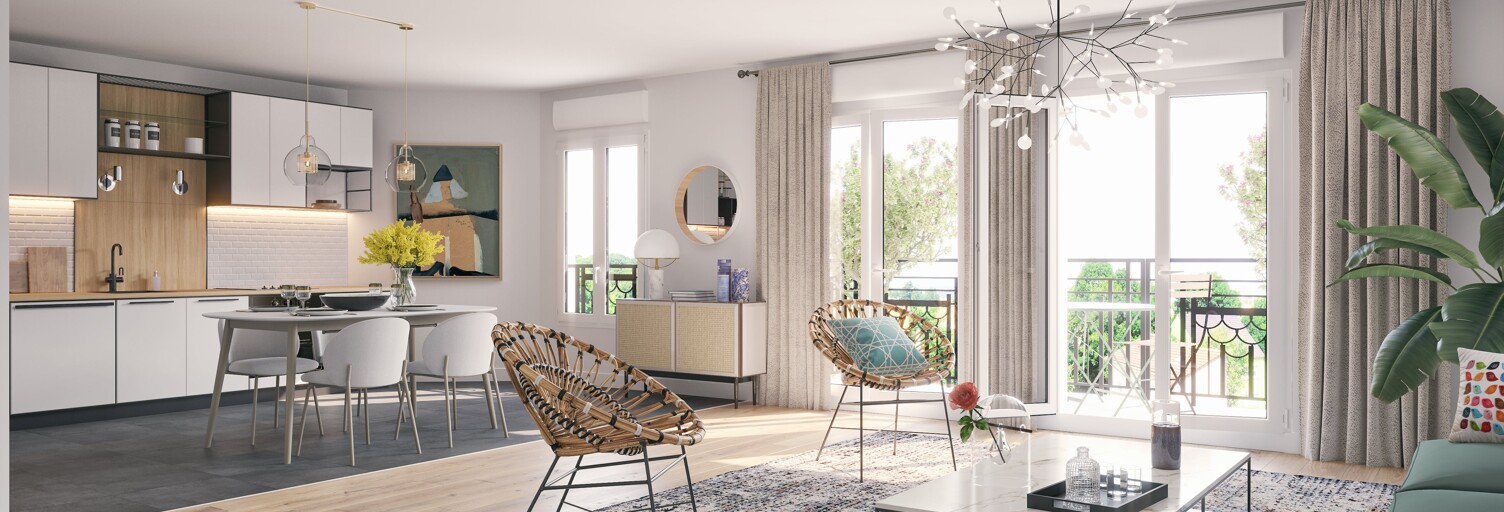 Appartement neuf T1, T2, T3, T4 Pièce 30 à 82 m² à vendre à Chennevières-sur-Marne (94430)