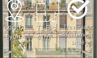 Appartement 1 Pièce 41 m² à vendre à Lyon 7 (69007)