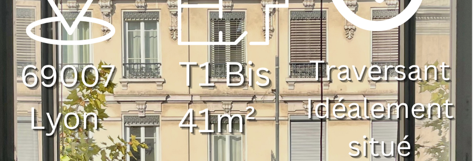 Appartement 1 Pièce 41 m² à vendre à Lyon 7 (69007)