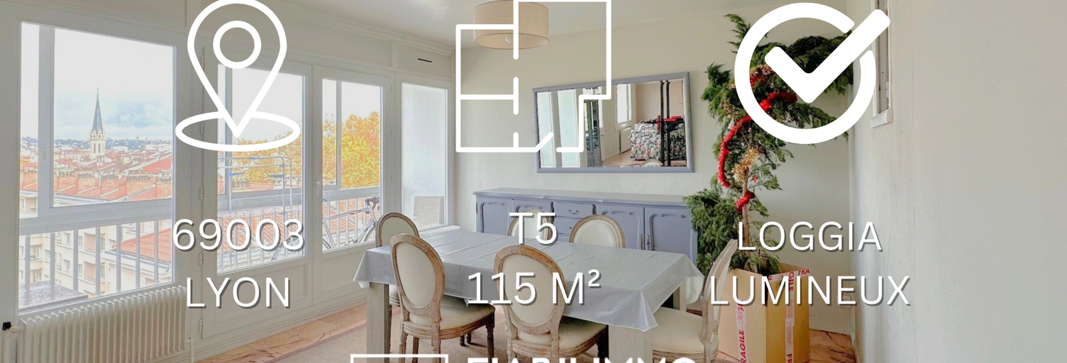 Appartement 5 Pièces 115 m² à vendre à Lyon 3 (69003)