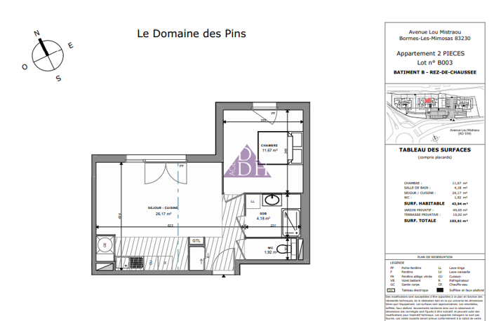 Programme neuf : T2 avec terrasse et jardin   Bormes-les-Mim — photo 3