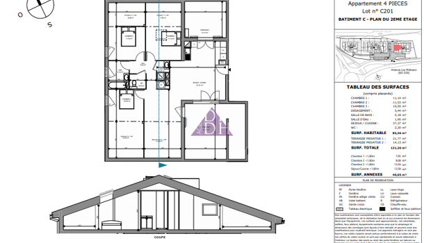 Appartement 4 pièces  à vendre Bormes-les-Mimosas 83230