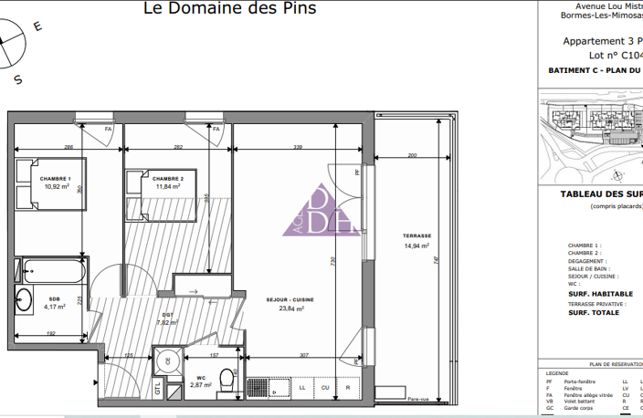 Programme neuf : T3 avec terrasse, garage et parking   Borme — photo 3