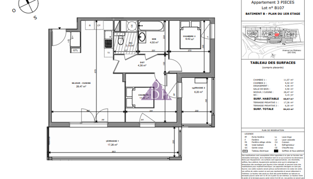 Appartement 3 pièces  à vendre Bormes-les-Mimosas 83230