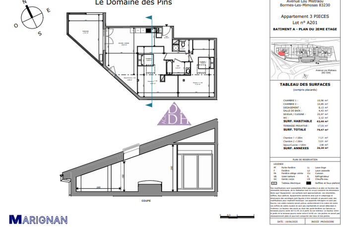 Programme neuf : T3 avec terrasse et double garage   Bormes- — photo 4