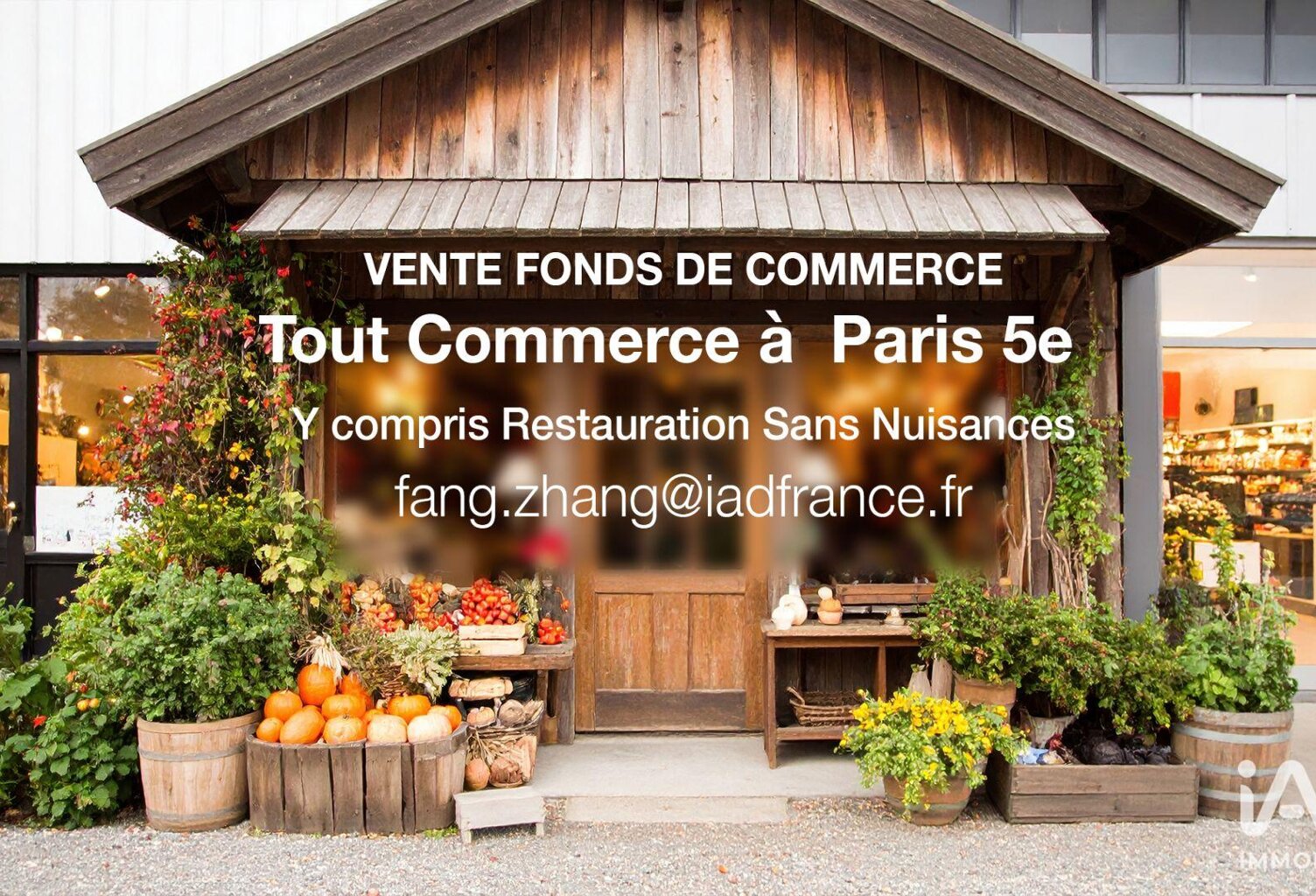 Vente Boutique/Local commercial 75 m&sup2; — photo 1