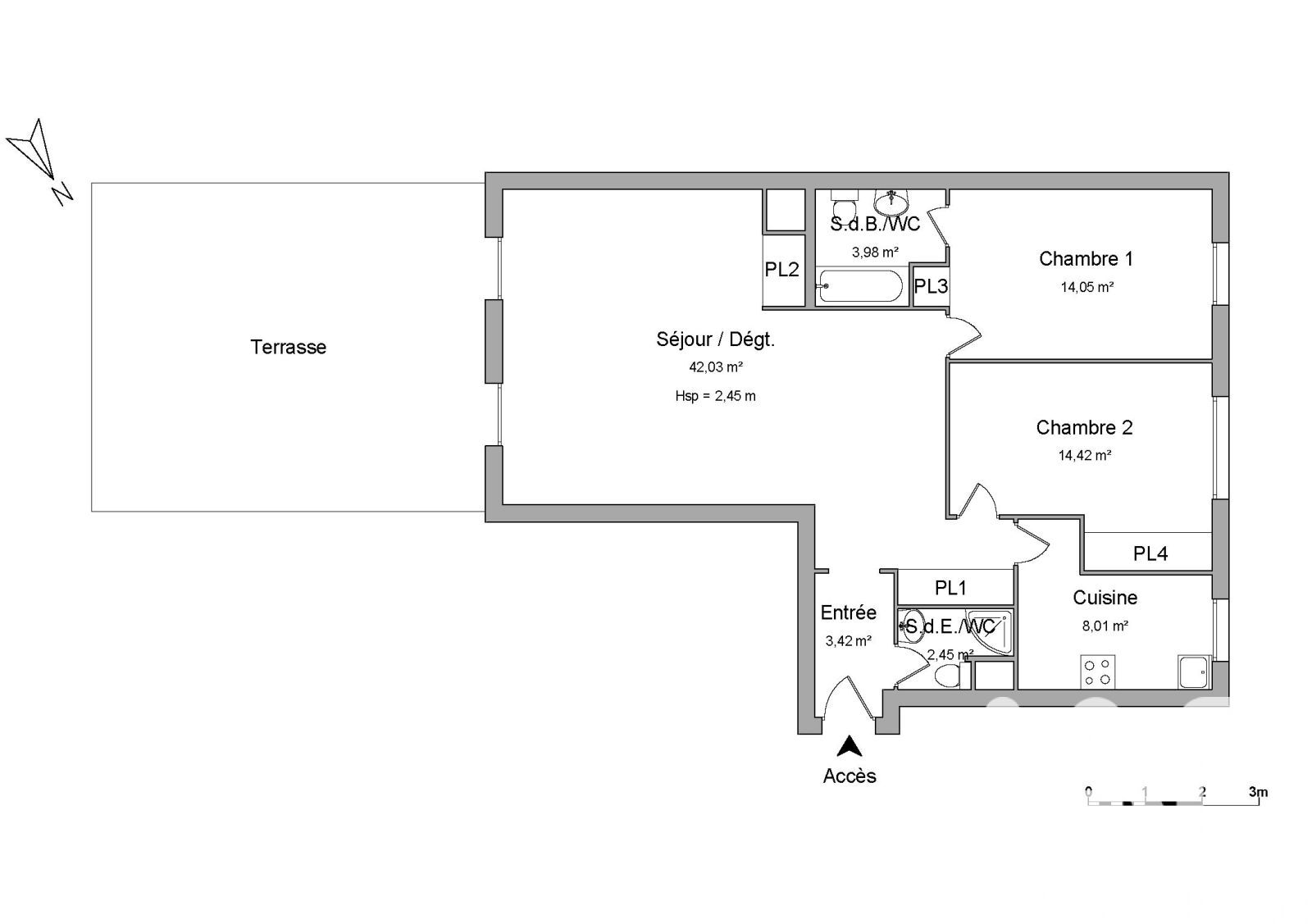 Vente Appartement 4 pièces - Photo 4