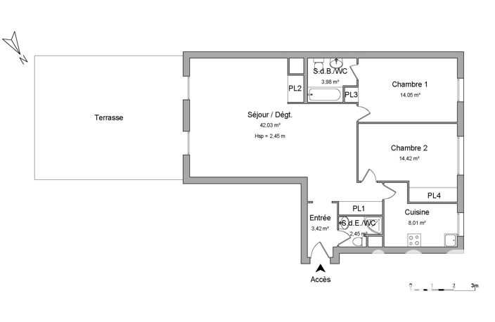 Vente Appartement 4 pièces — photo 4