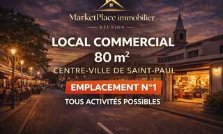 Commerce 2 Pièces 80 m² à louer à Saint-Paul (97460)