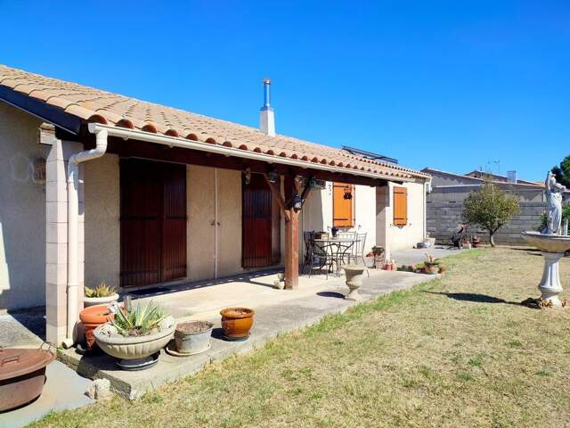 Plain pied sur beau terrain clos — photo du bien