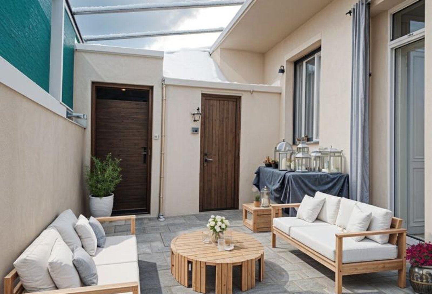 Maison de ville centre de Nay - Terrasse et Garage — photo 1