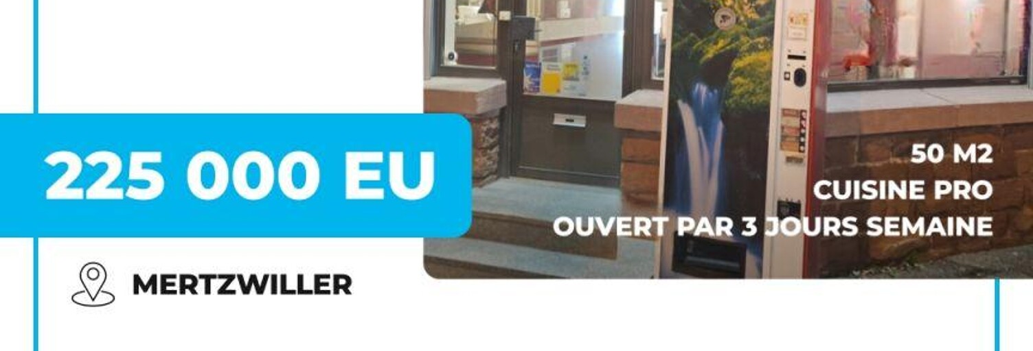Commerce  50 m² à vendre à Mertzwiller (67580)