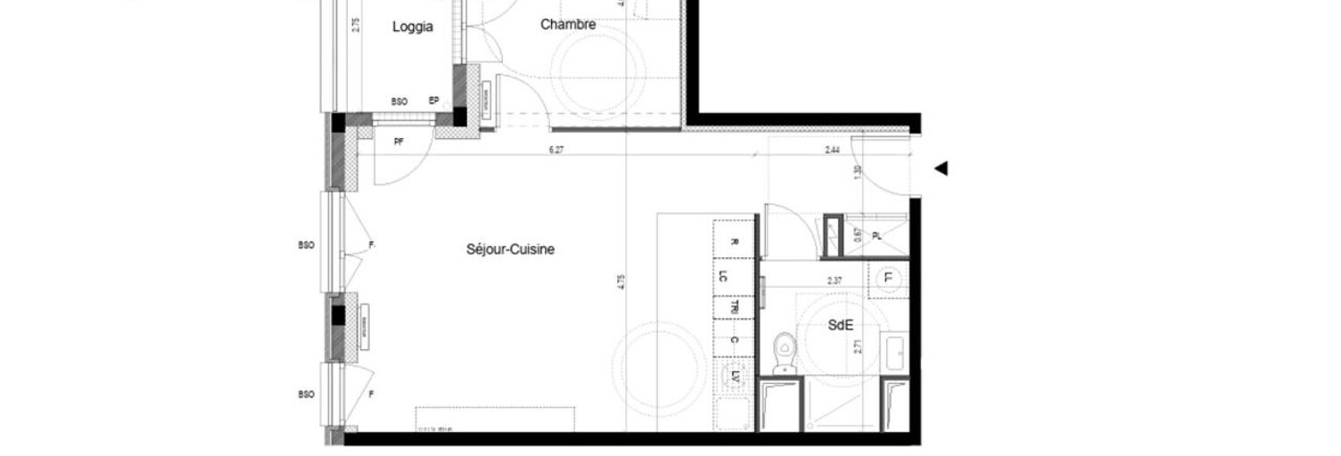 Appartement 2 Pièces 52 m² à vendre à Palaiseau (91120)