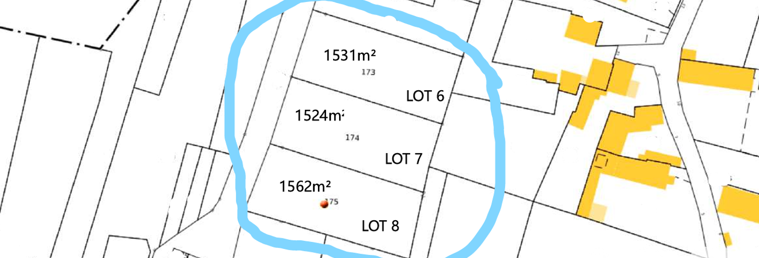 Terrain  1562 m² à vendre à Champagné-le-Sec (86510)