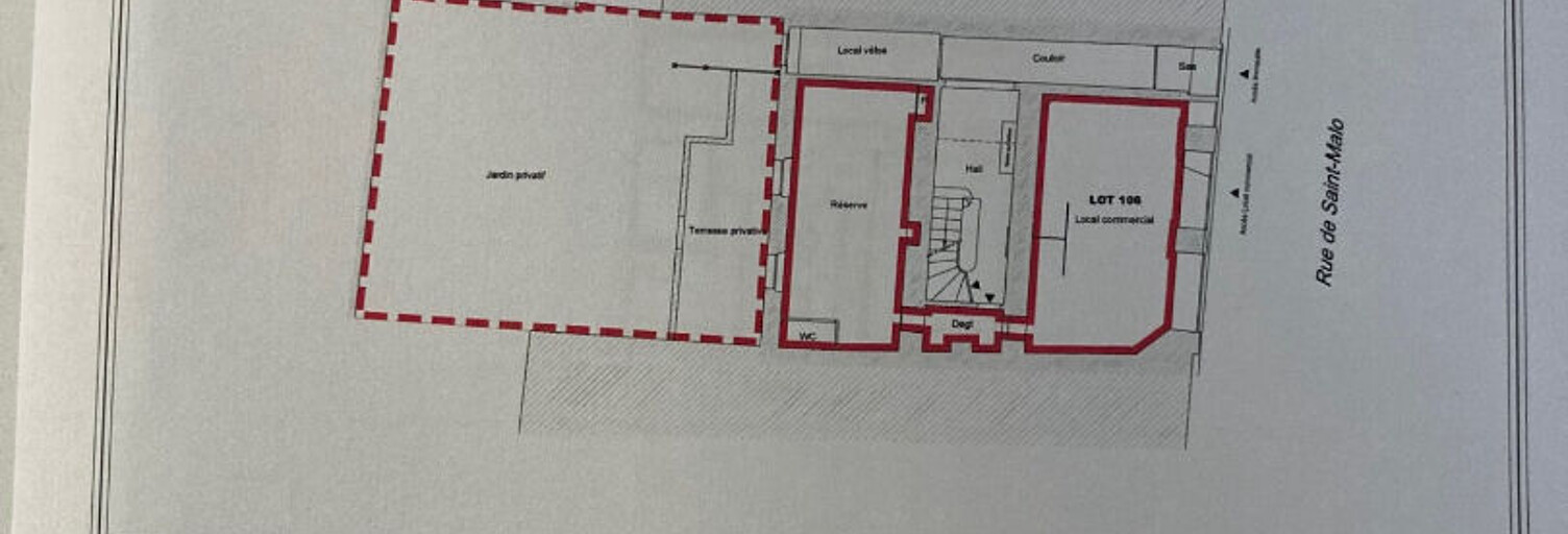 Commerce  55 m² à vendre à Rennes (35000)
